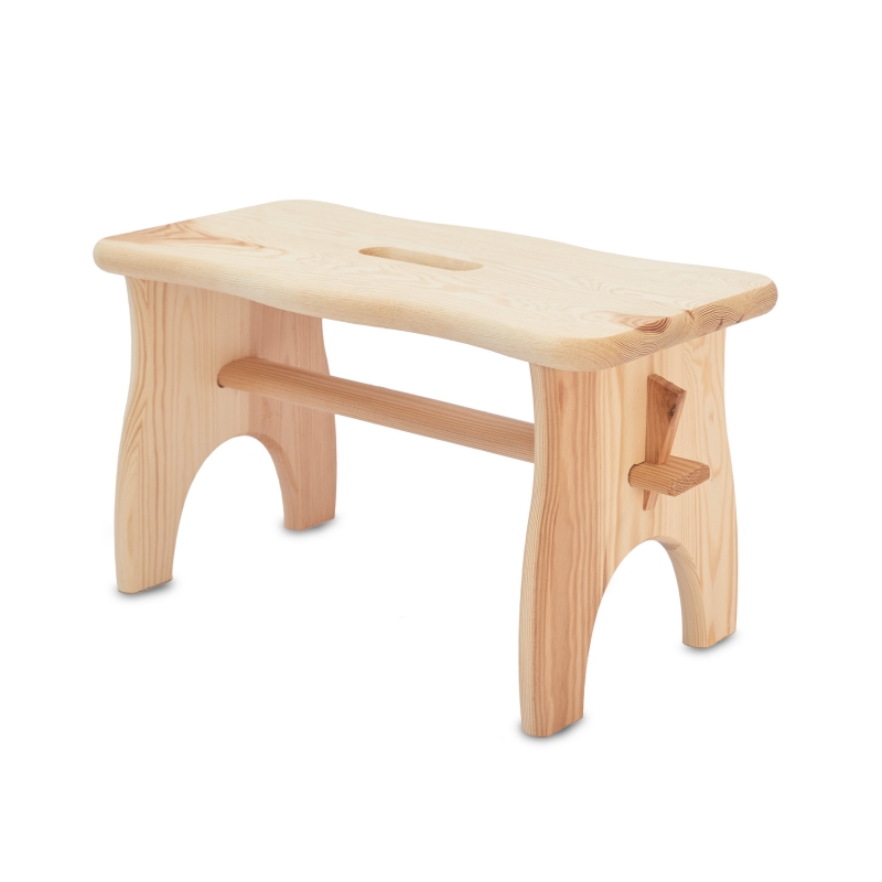 Wooden stool 38x19x21 cm